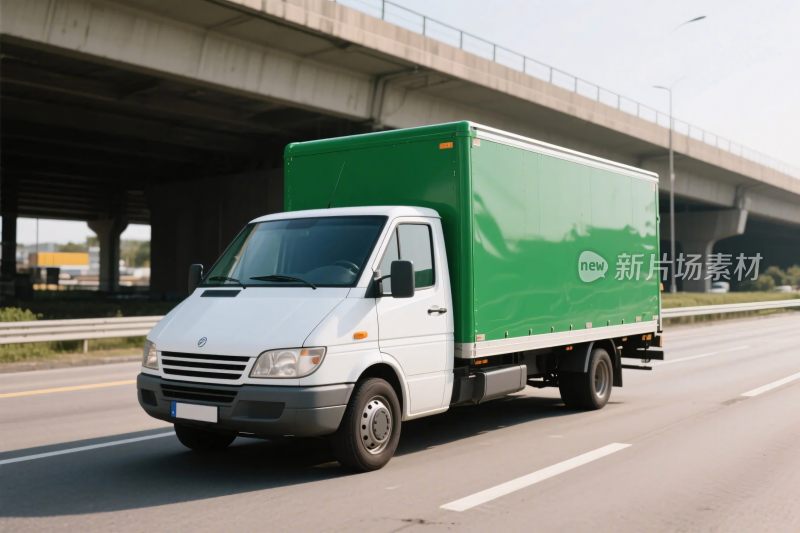 公路厢式货车行驶