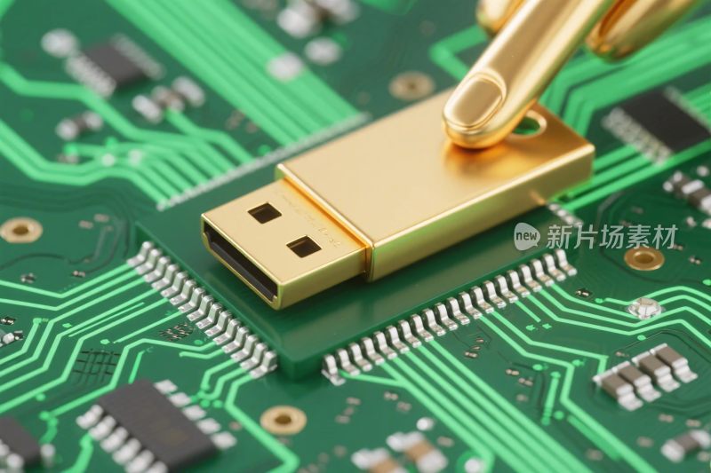 电子电路板上的金盘
