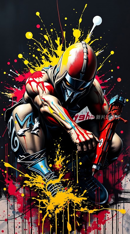 喷绘艺术色彩与激情的碰撞