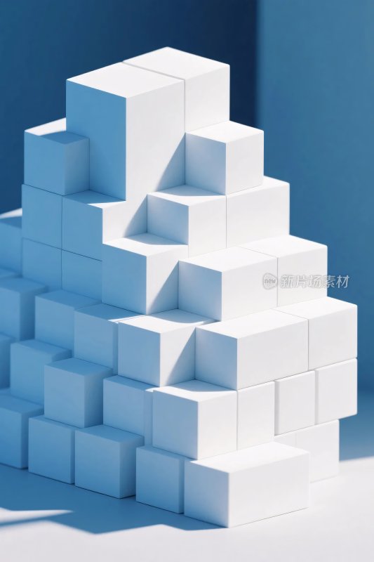 方块立体堆叠图