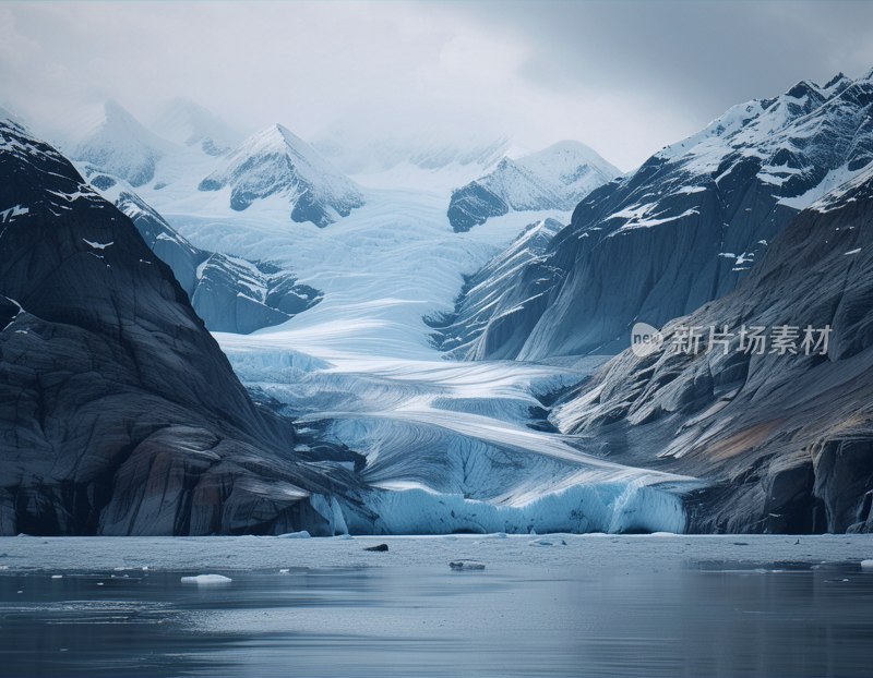 阿拉斯加冰川消融