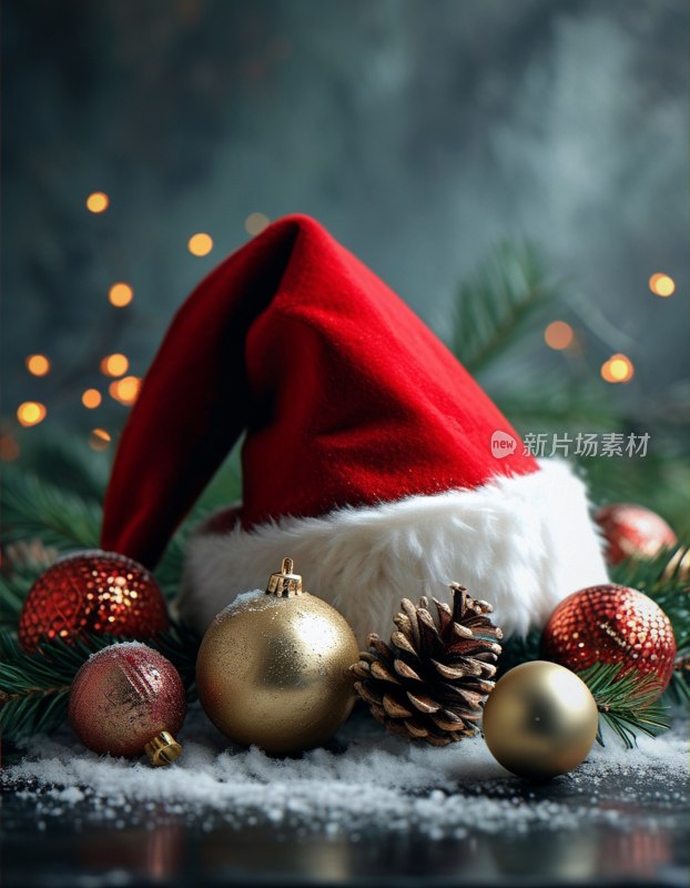 圣诞装饰静物