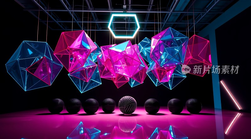 霓虹几何世界