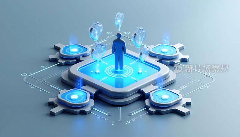 科技中心智能交互的未来世界