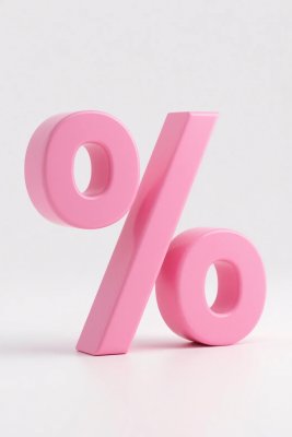 粉色百分比符号 粉色百分比符号