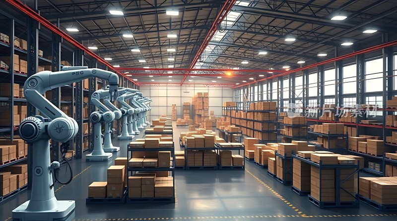 智能仓储机器人高效作业