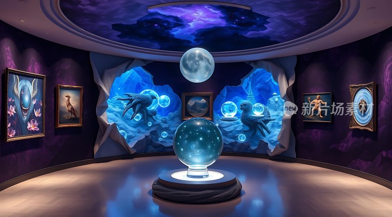 神秘水晶球艺术馆