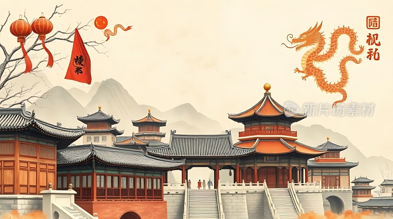 龙腾古都华彩建筑