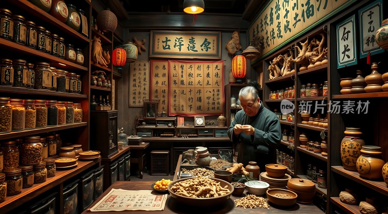 古法中药铺里的传统智慧