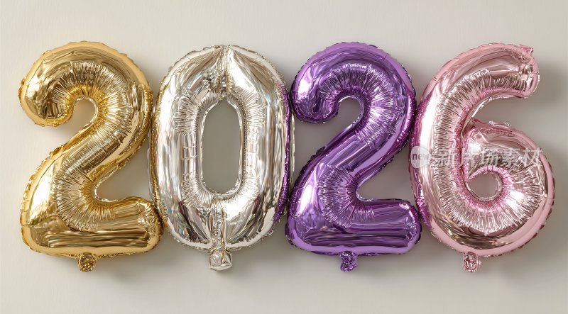 年数字铝膜气球