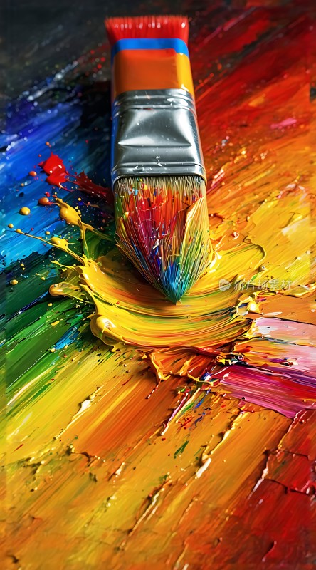 画笔与色彩的碰撞
