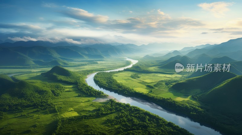 山河 河流 山脉