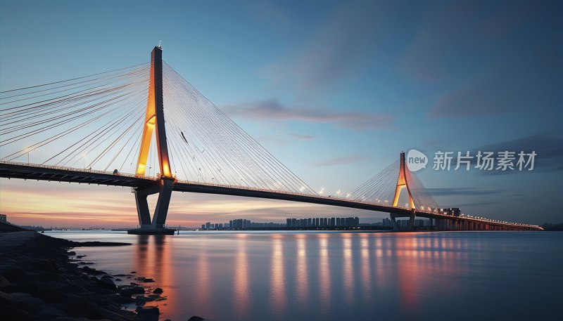 海口世纪大桥美景