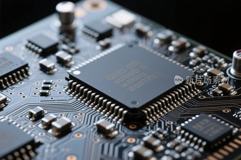 电子电路板特写