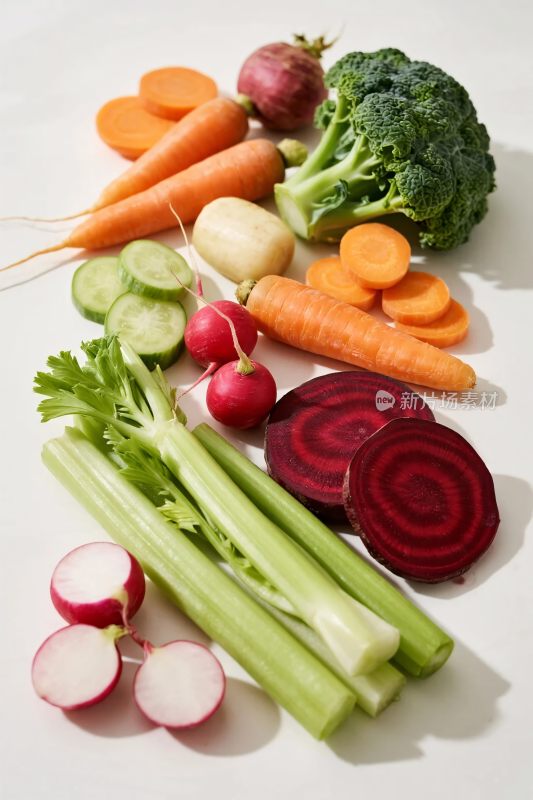 新鲜蔬菜展示图