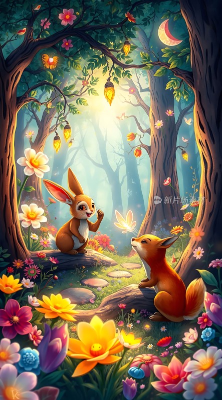 森林里的友谊时光