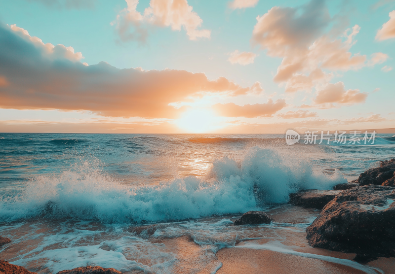 大海 海浪 浪花