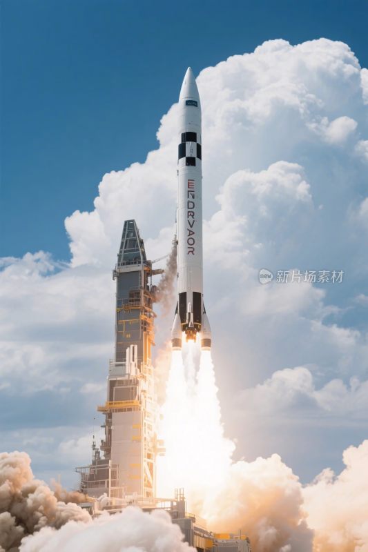 火箭发射升空画面