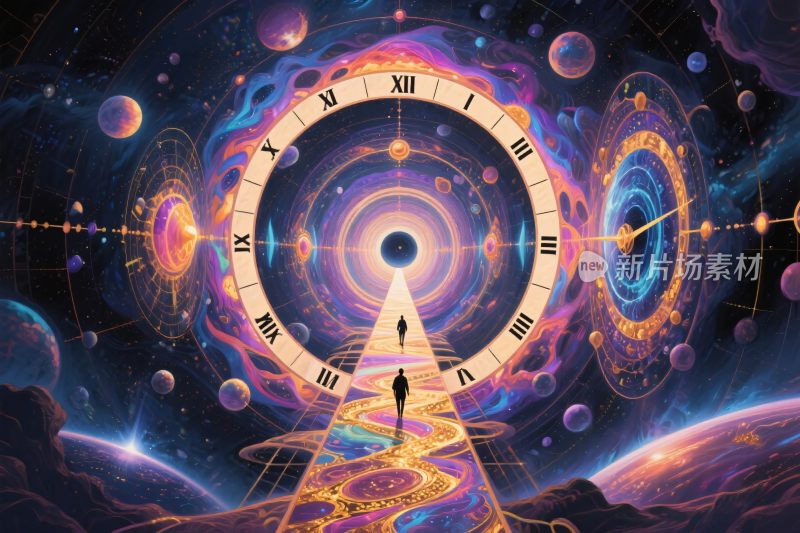 时空奇幻幻想插画