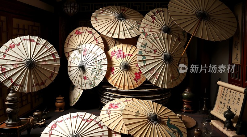 古风油纸伞艺术展示