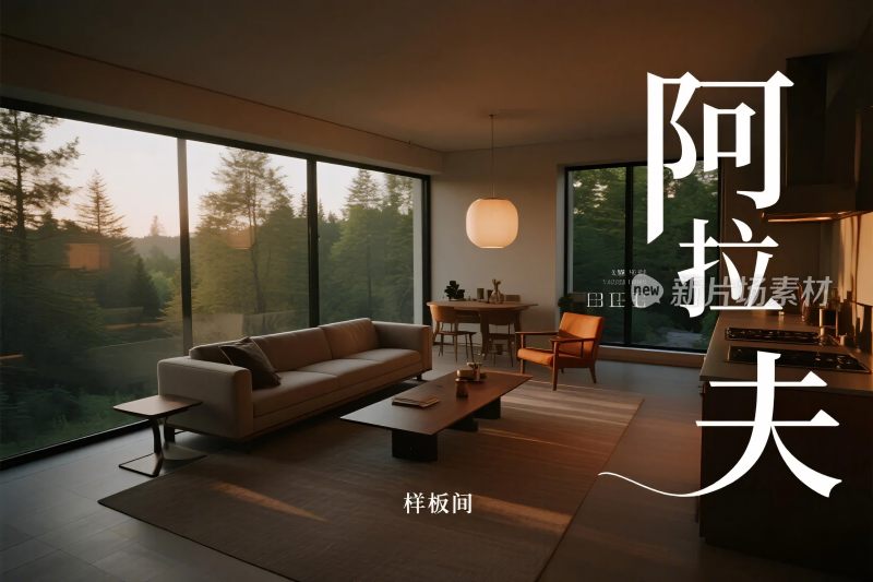 现代简约客厅场景