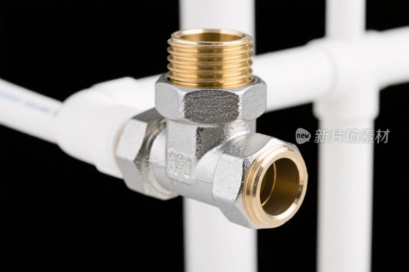 管道阀门特写图