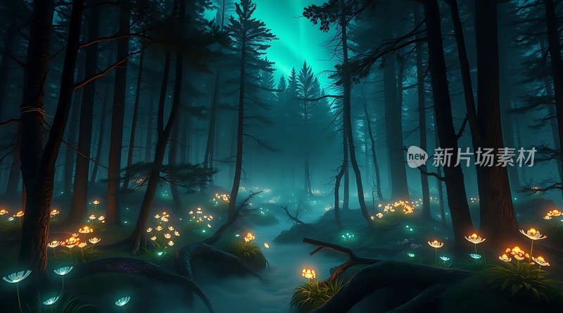 神秘森林之夜