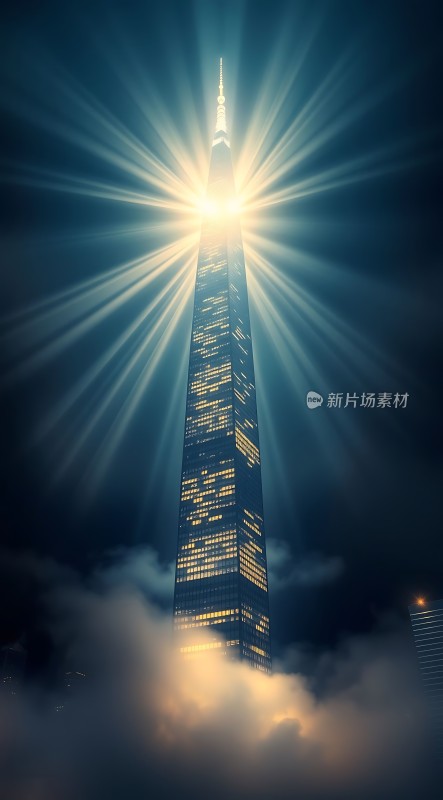 上海中心大厦之夜