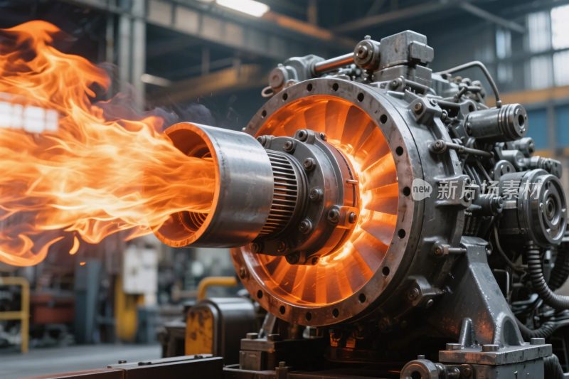 工业设备火焰喷射