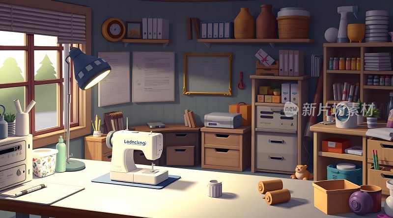 缝纫工作室创意与手艺的结合