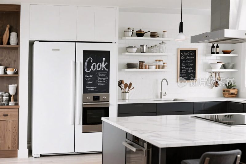 现代简约厨房场景