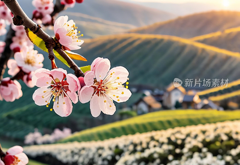 花朵天空温馨粉色