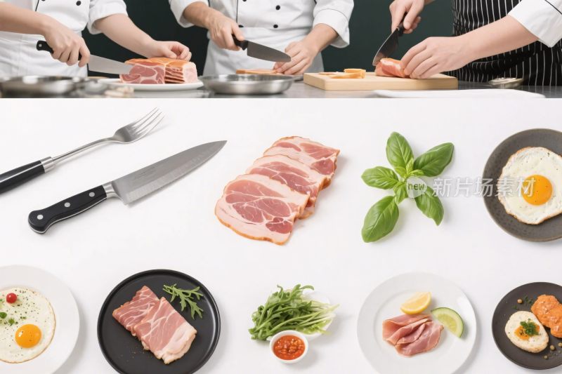 美食料理厨房烹饪场景