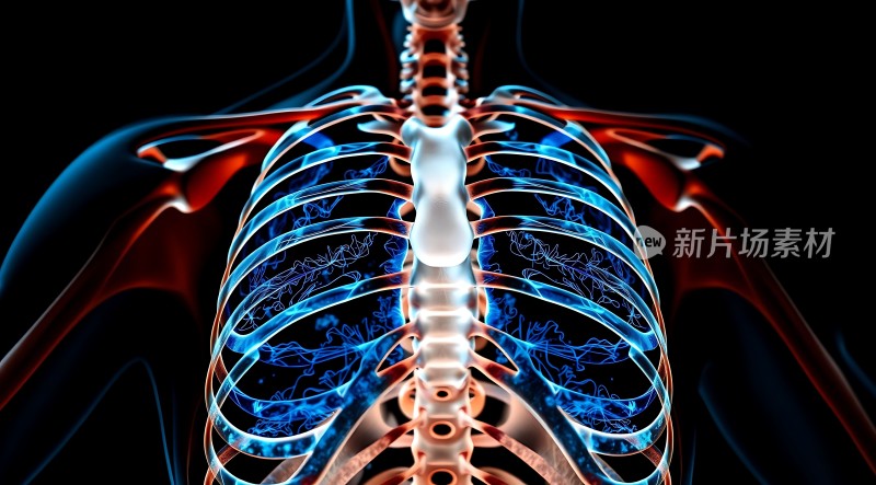 呼吸系统解剖图
