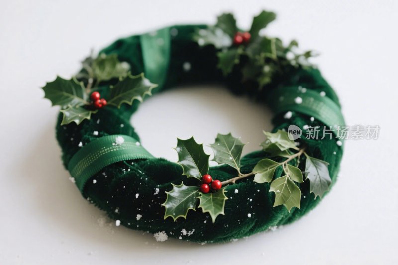 圣冬花环装饰