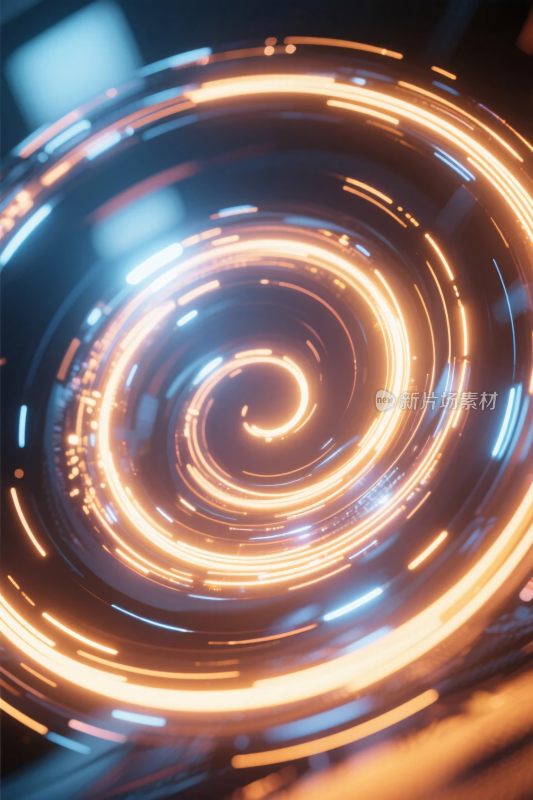 环形光效科技插画