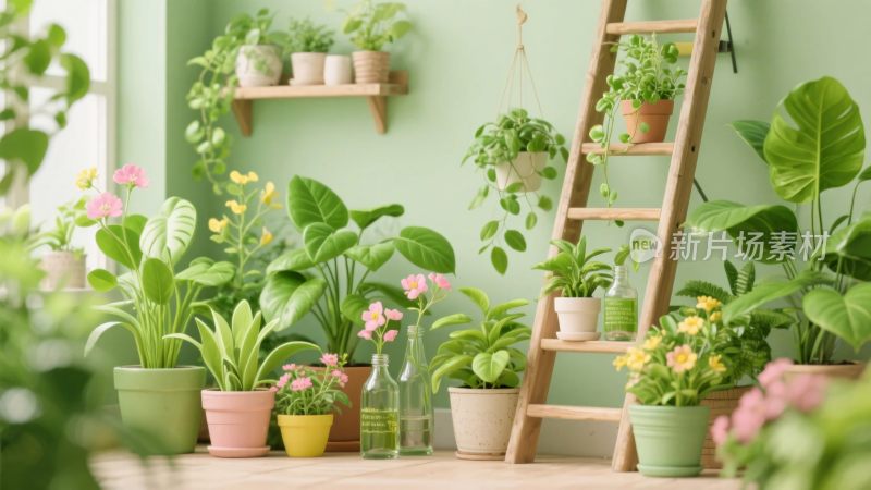 室内绿植装饰场景