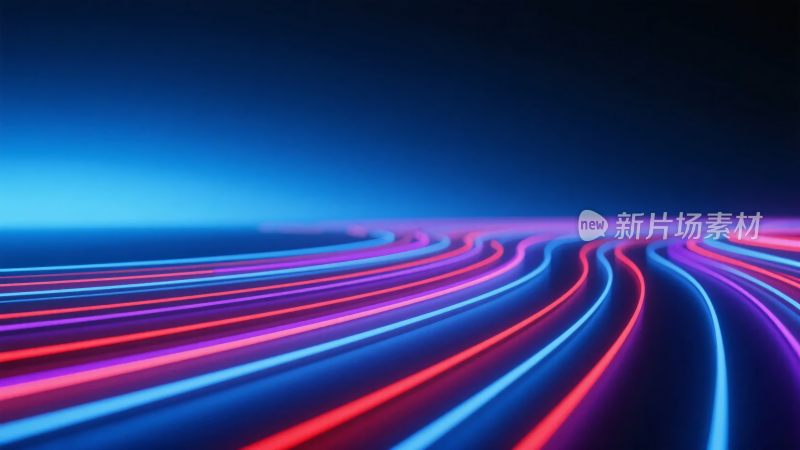 炫彩霓虹光线背景图