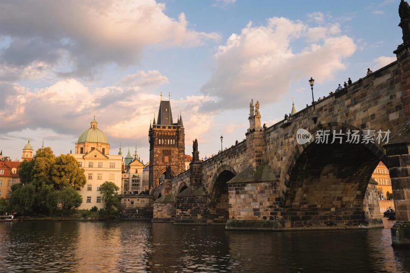 布拉格查理大桥风光