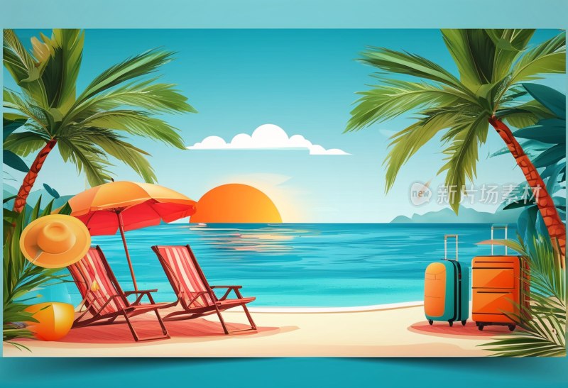 旅游横幅设计模板