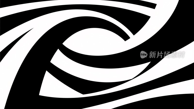 黑白线条抽象图案