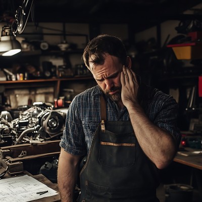 机械师专注检修发动机 机械师专注检修发动机