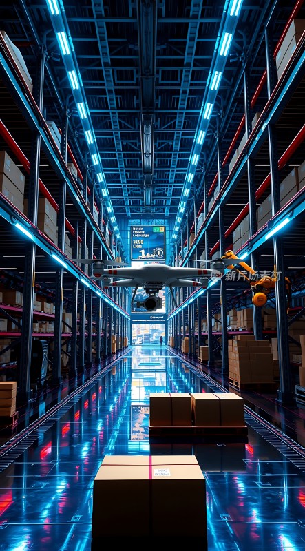 智能仓库的未来物流中心