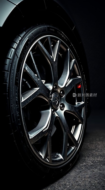 银色轮毂与黑色轮胎的结合展现独特魅力