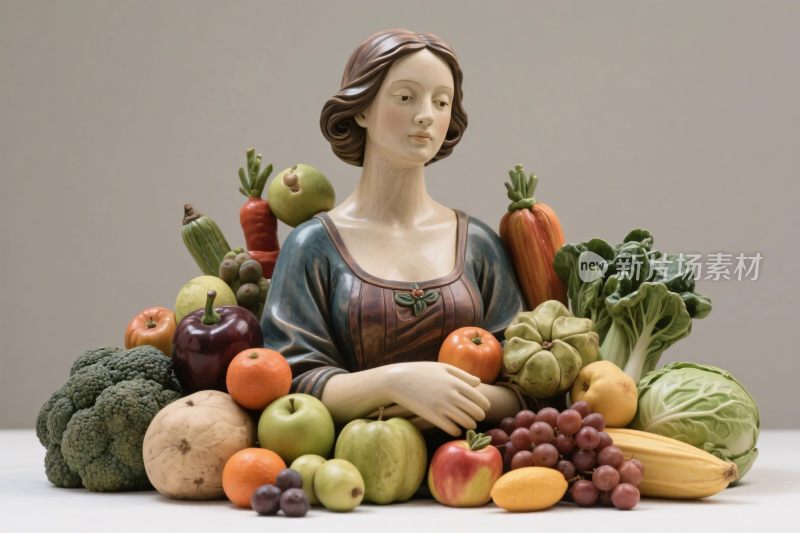 蔬菜水果人物雕塑
