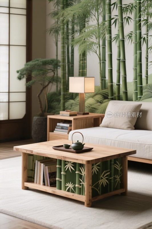 日式室内布置场景