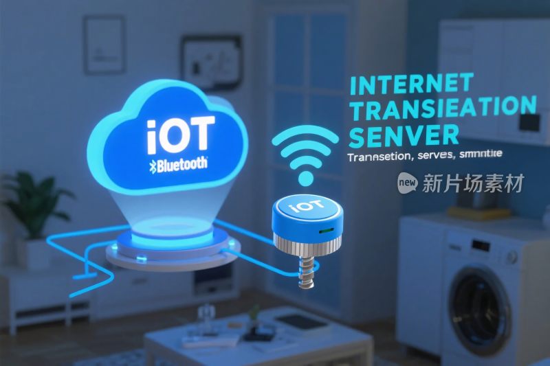 物联网智能家居科技插画