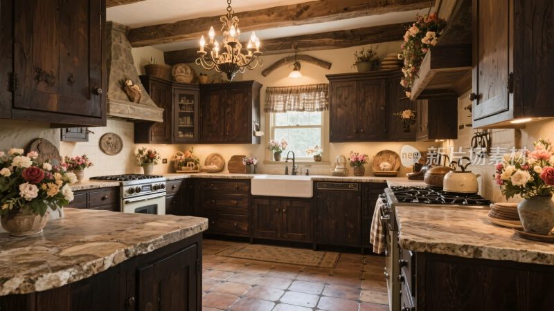 风格化厨房场景