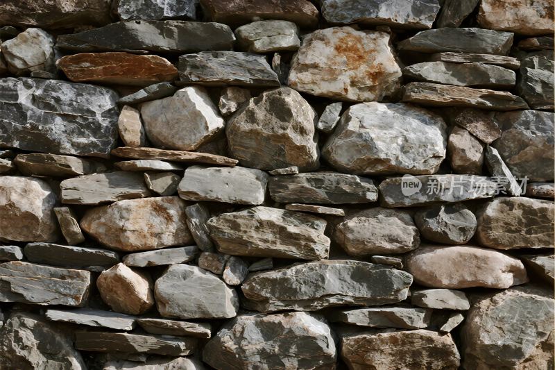 石墙石材纹理背景