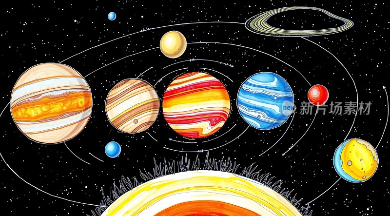 太阳系八大行星